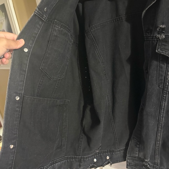 Sunset + spring pearl denim jacket - Picture 3 of 6